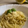 Pasta limone e mandorle