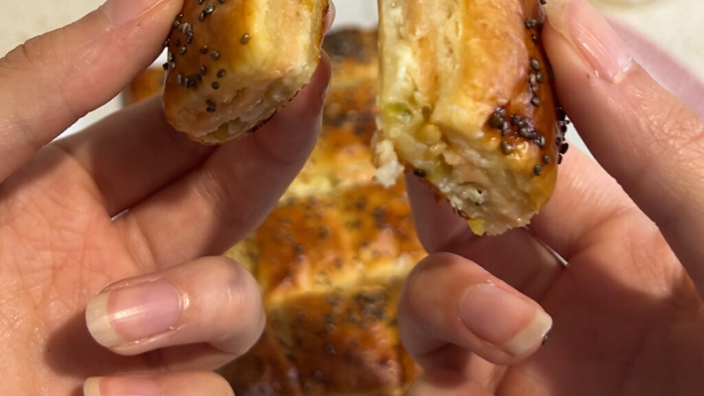 Quadretti di salmone e pistacchio