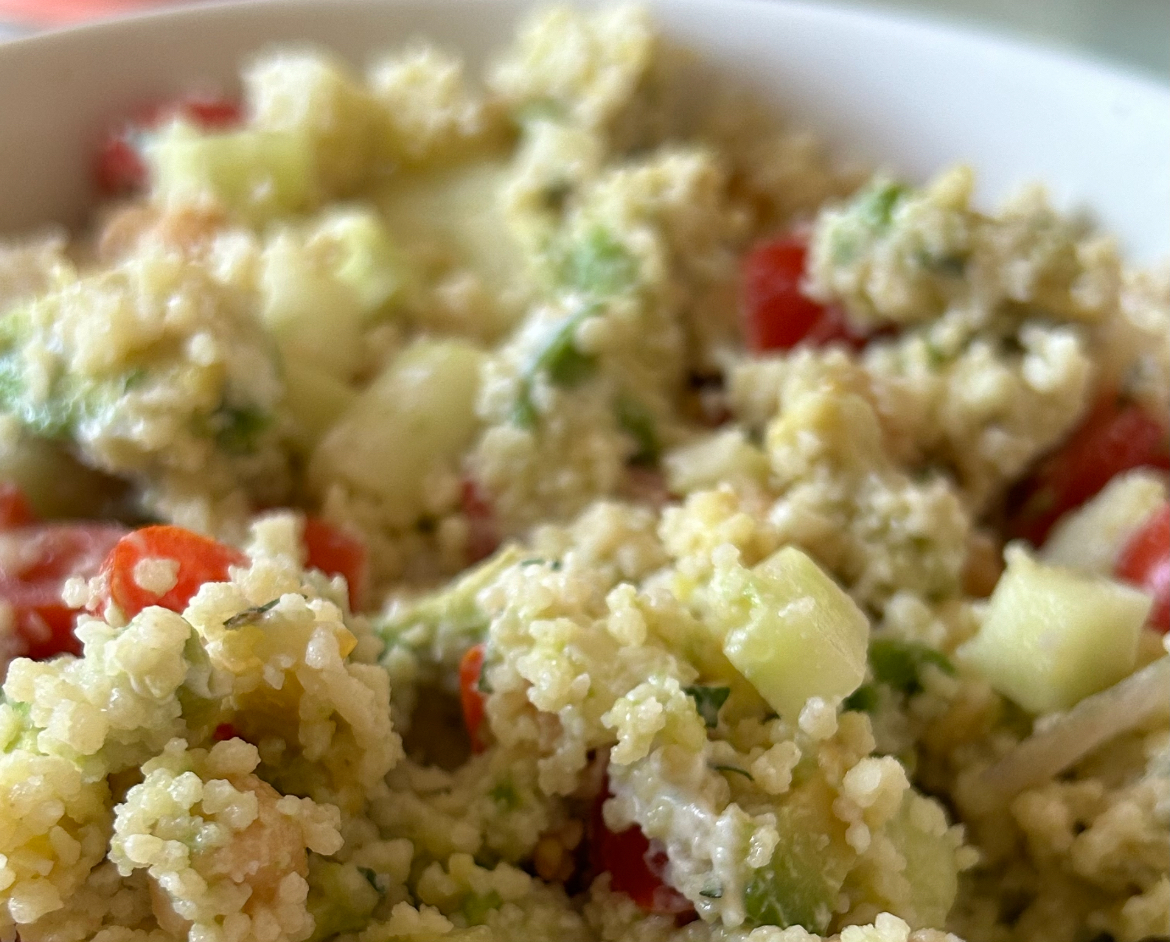 Cous cous menta e avocado