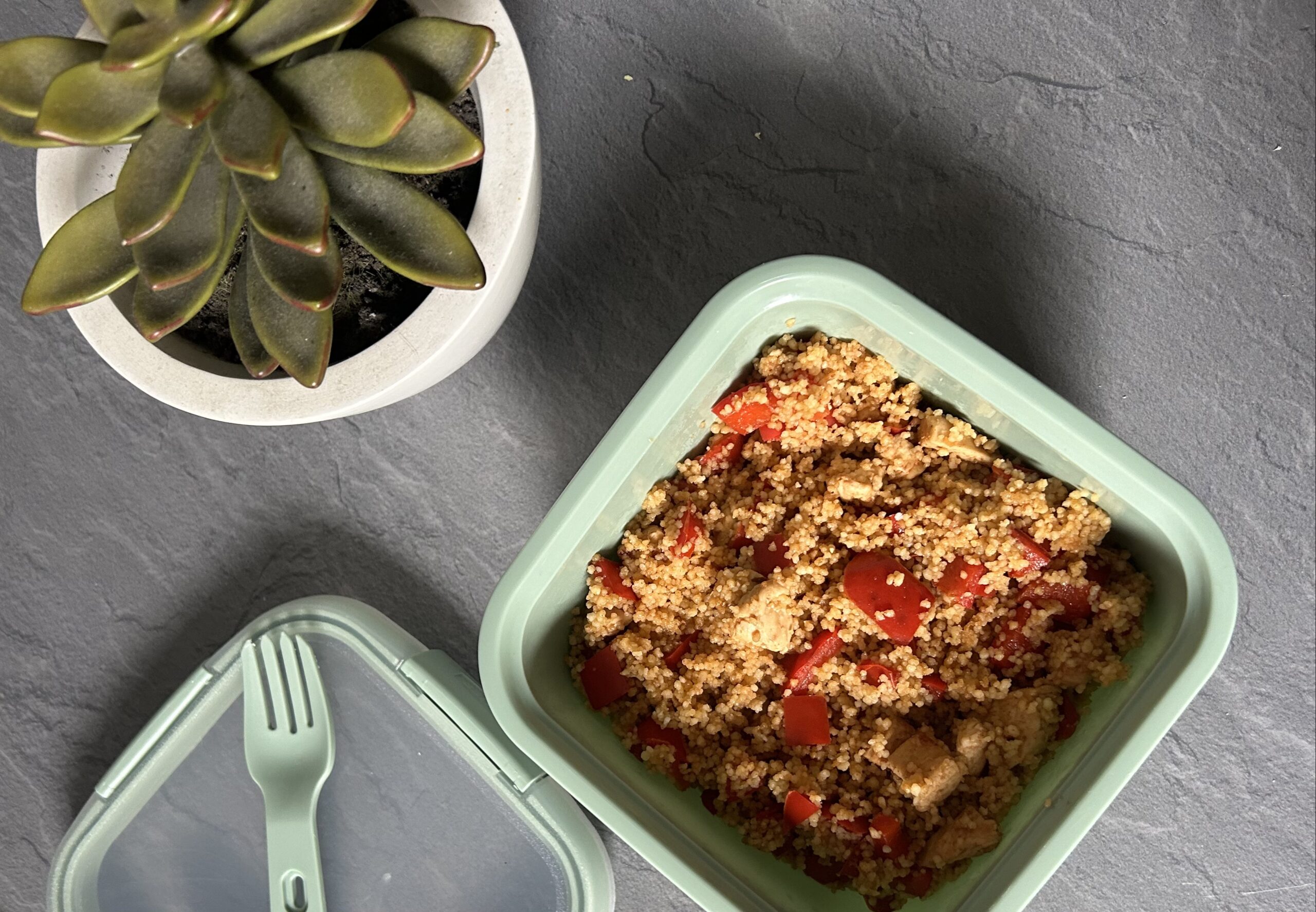 Cous cous pollo e peperoni